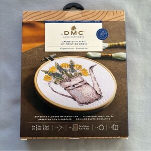 Sunshine Flowers Watering Can by Anna Matvieieva Intermediate Cross Stitch Kit